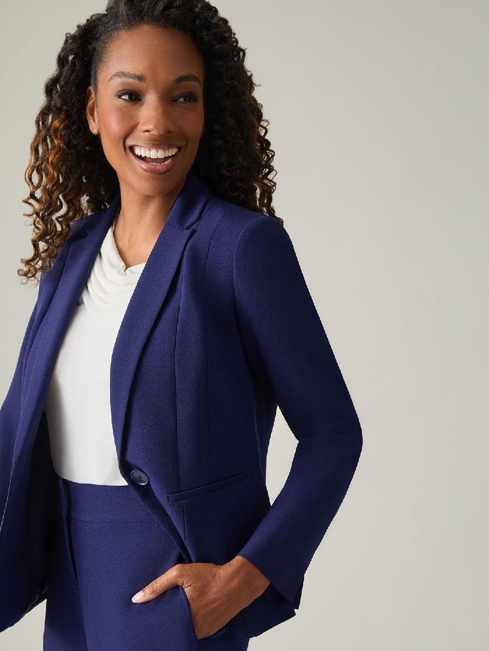 Kasper Holly Jacket Icon Stretch Crepe