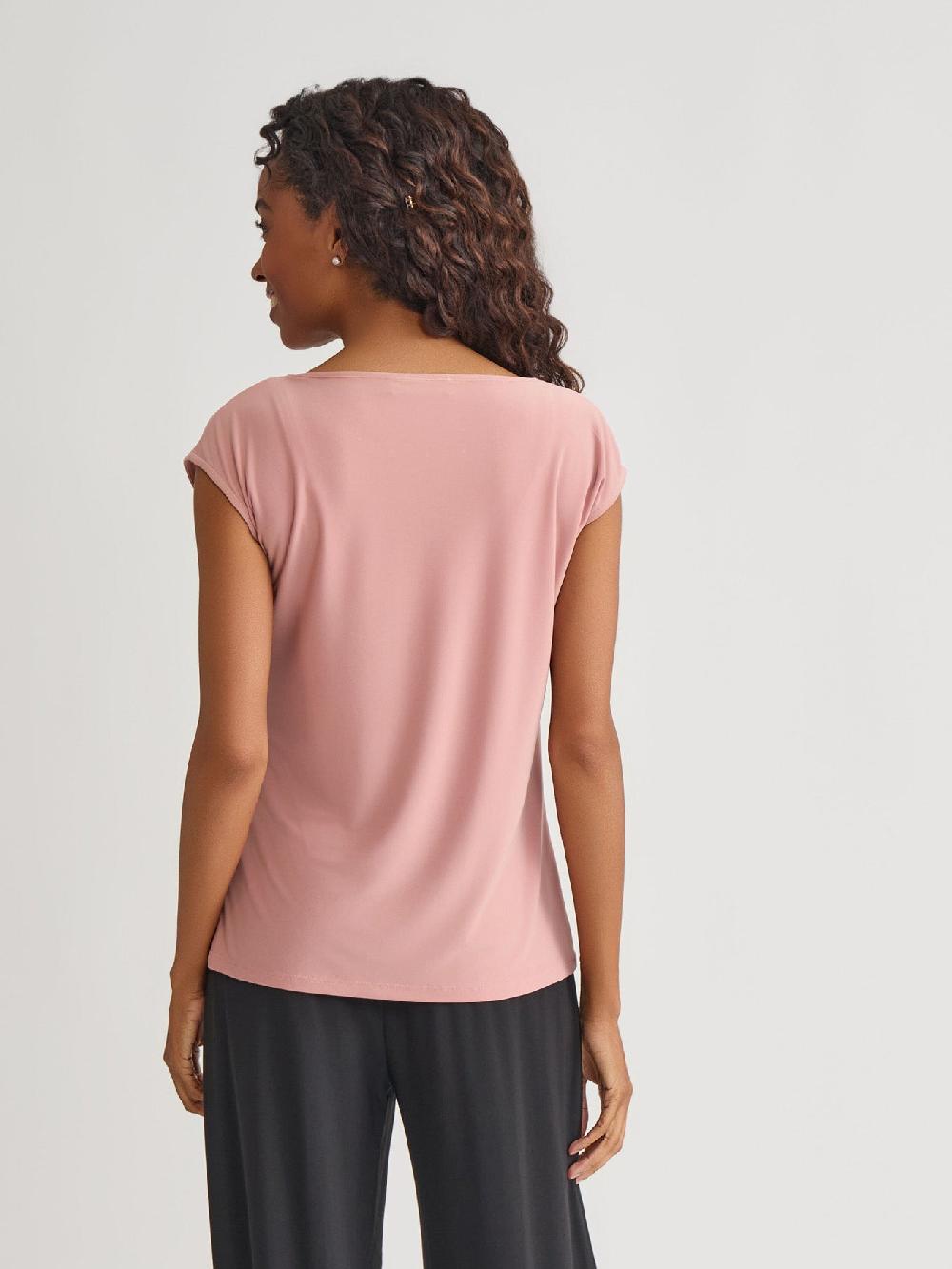 Kasper Jeweled Neck Top Everyday Knit