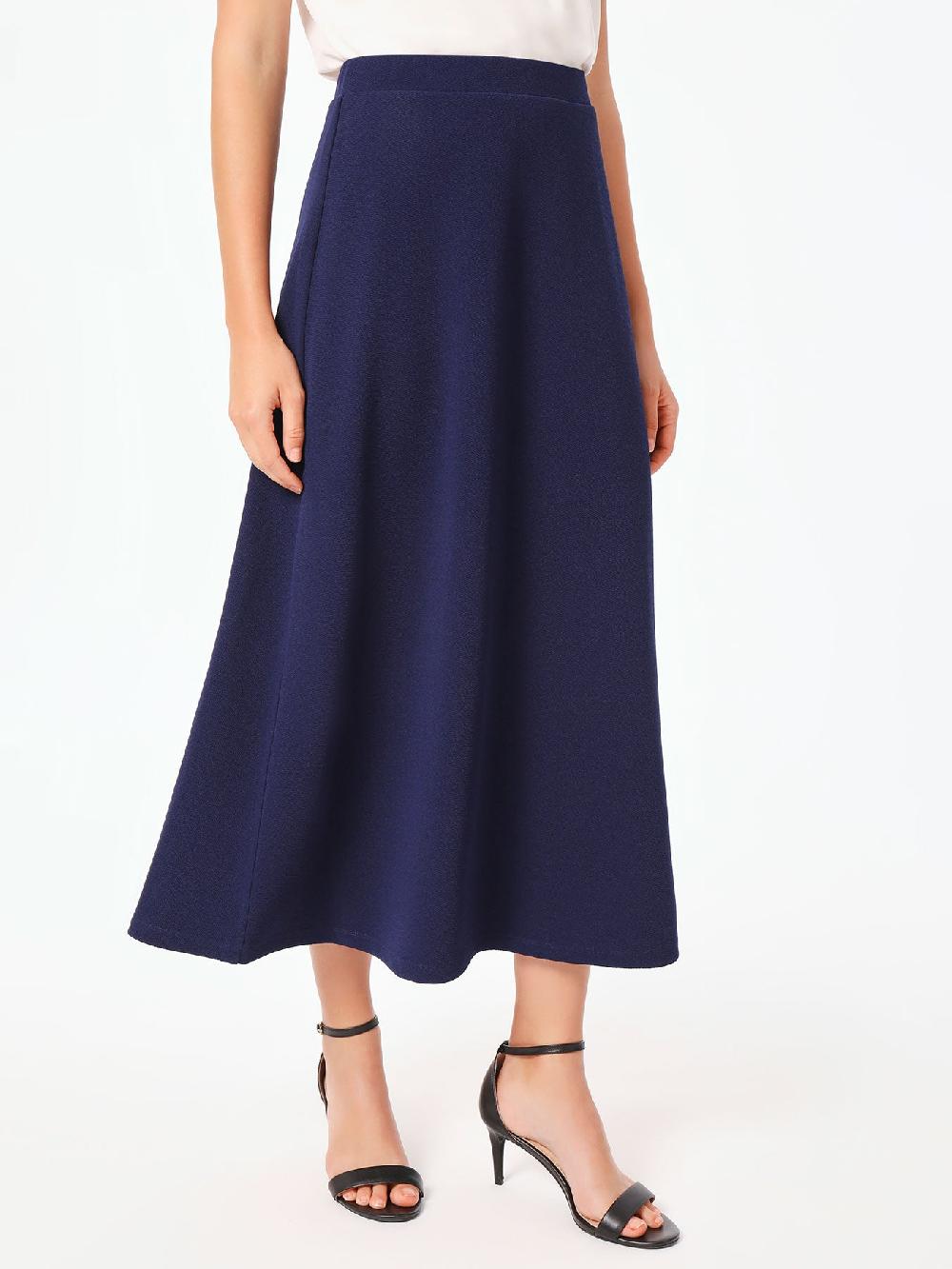 Kasper Kate Skirt Iconic Stretch Crosshatch