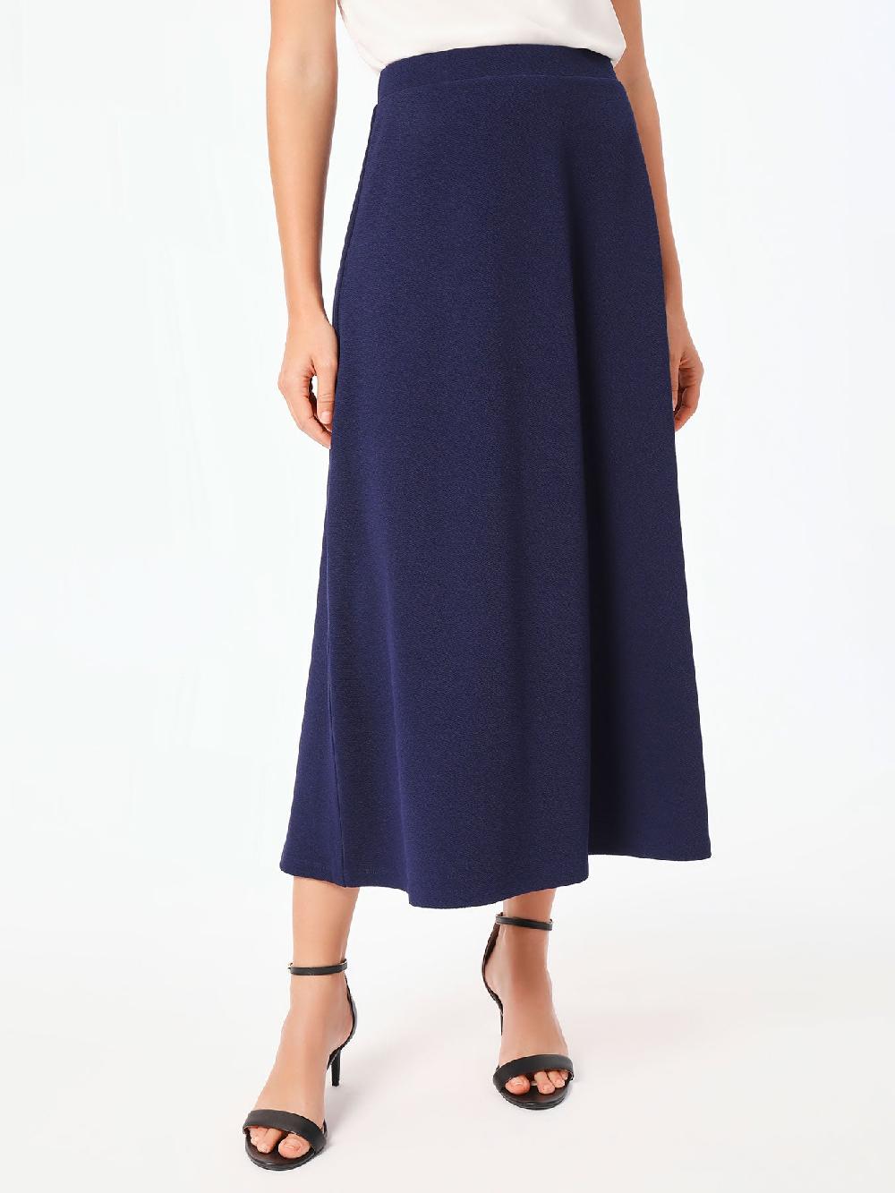 kasper Kate Skirt Iconic Stretch Crosshatch