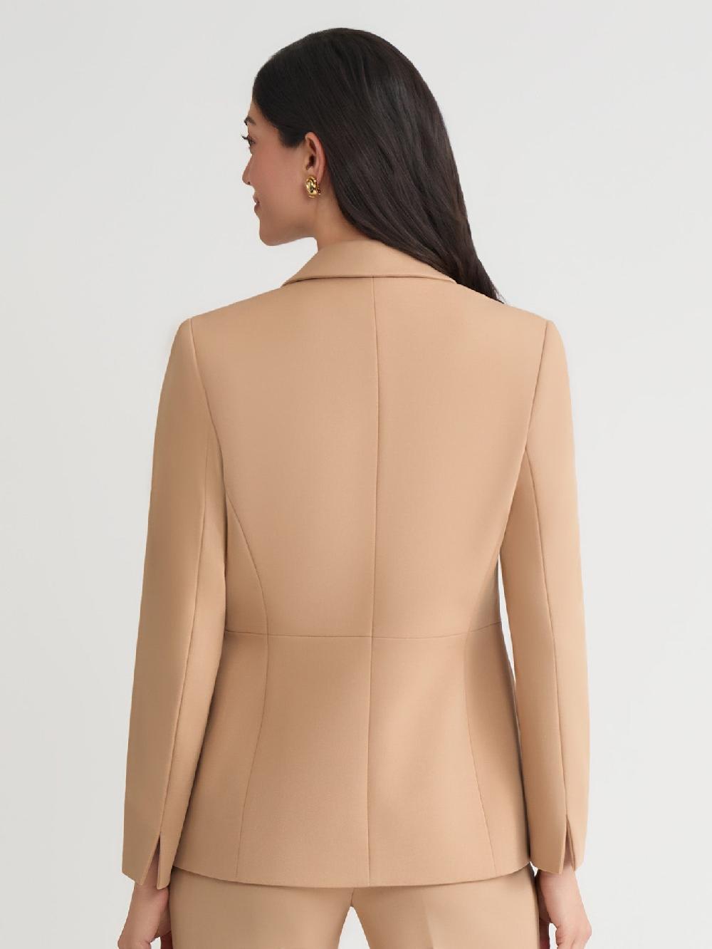 Kasper One Button Jacket Stretch Twill