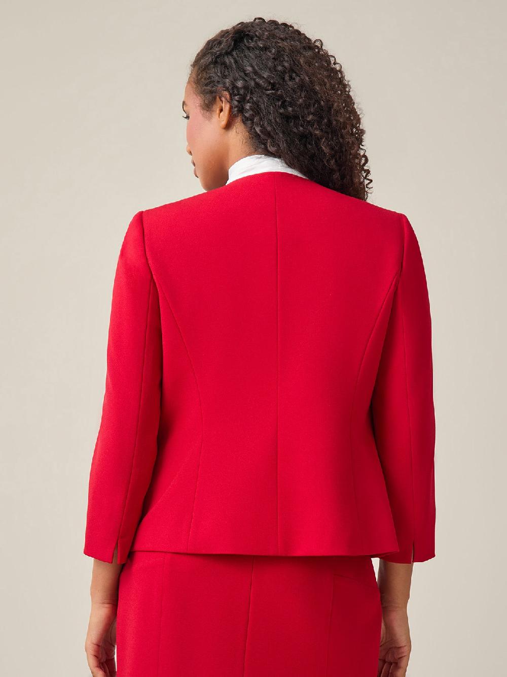 Kasper Patch Pocket Jacket Crimson