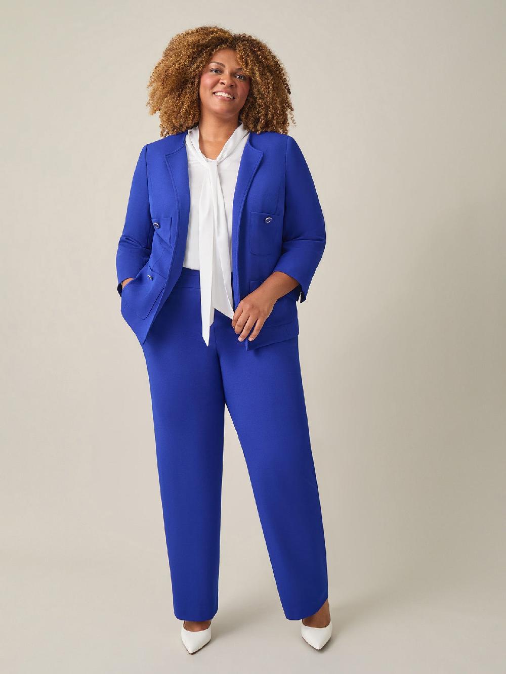 Kasper Patch Pocket Jacket Royal Signature