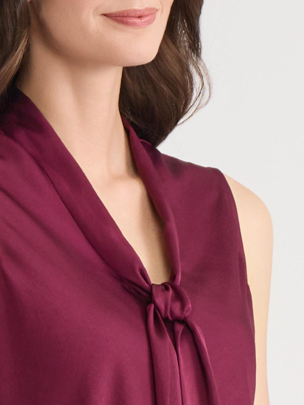 Kasper Petite Audrey Blouse Classic Drape