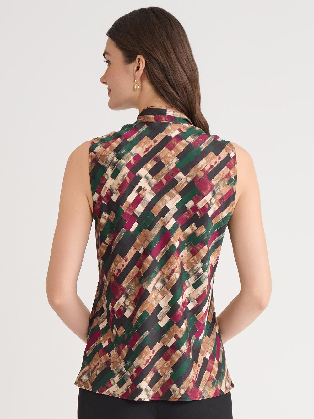 Kasper Petite Audrey Blouse Satin