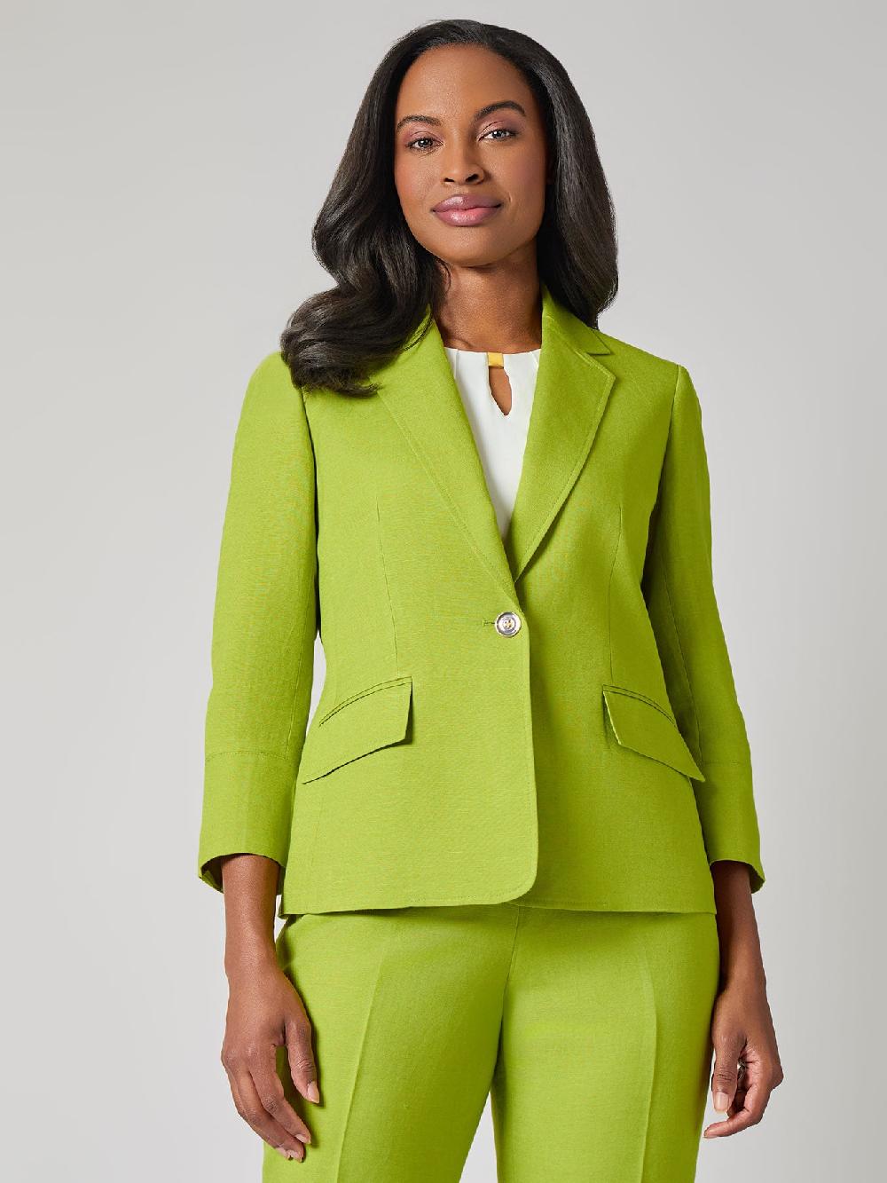 kasper Petite Ava Jacket Linen