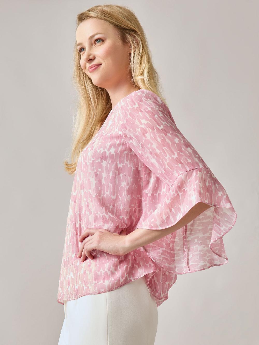 Kasper Petite Carrie Blouse Soft Drape