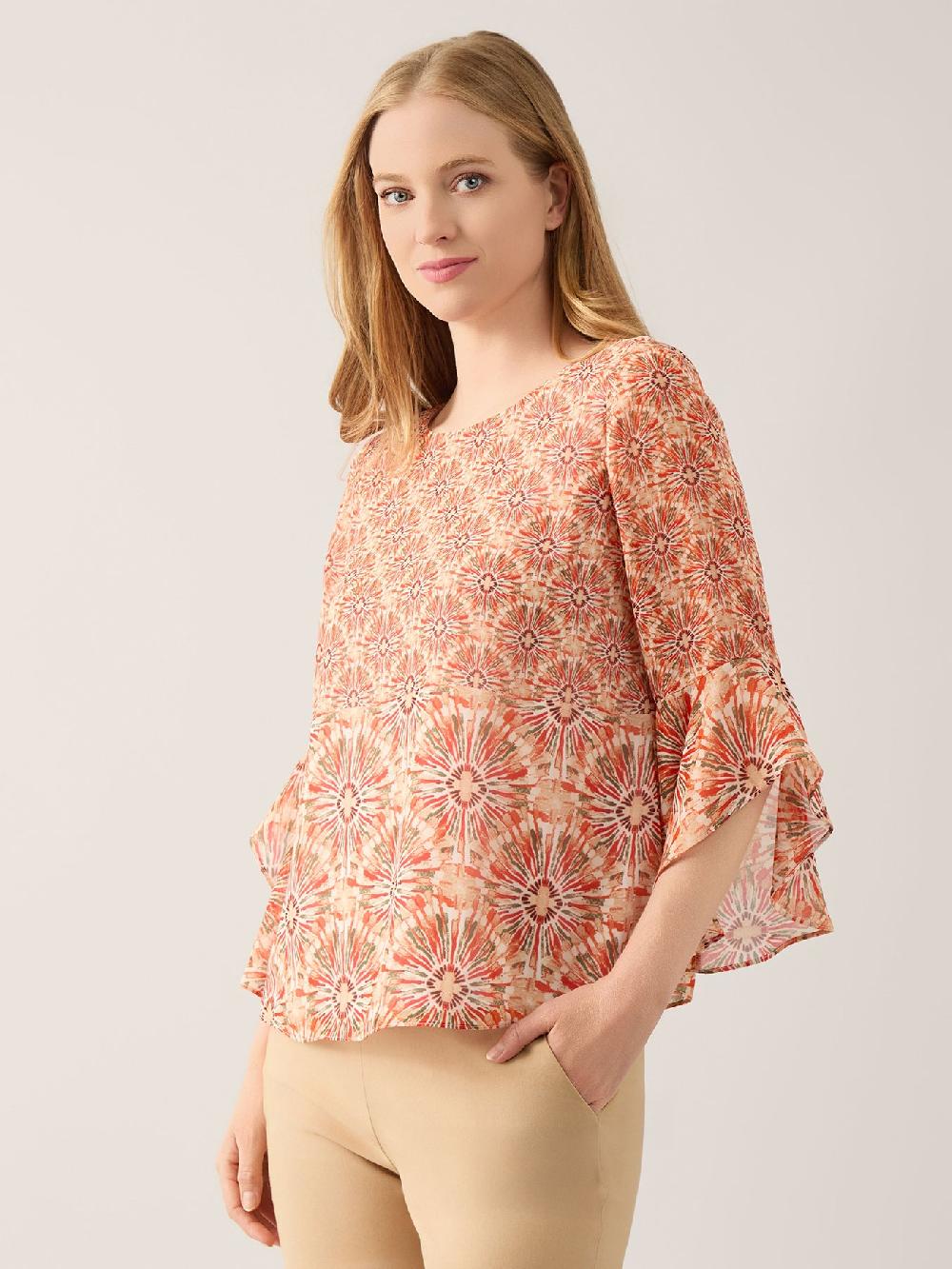 Kasper Petite Carrie Blouse Soft Drape