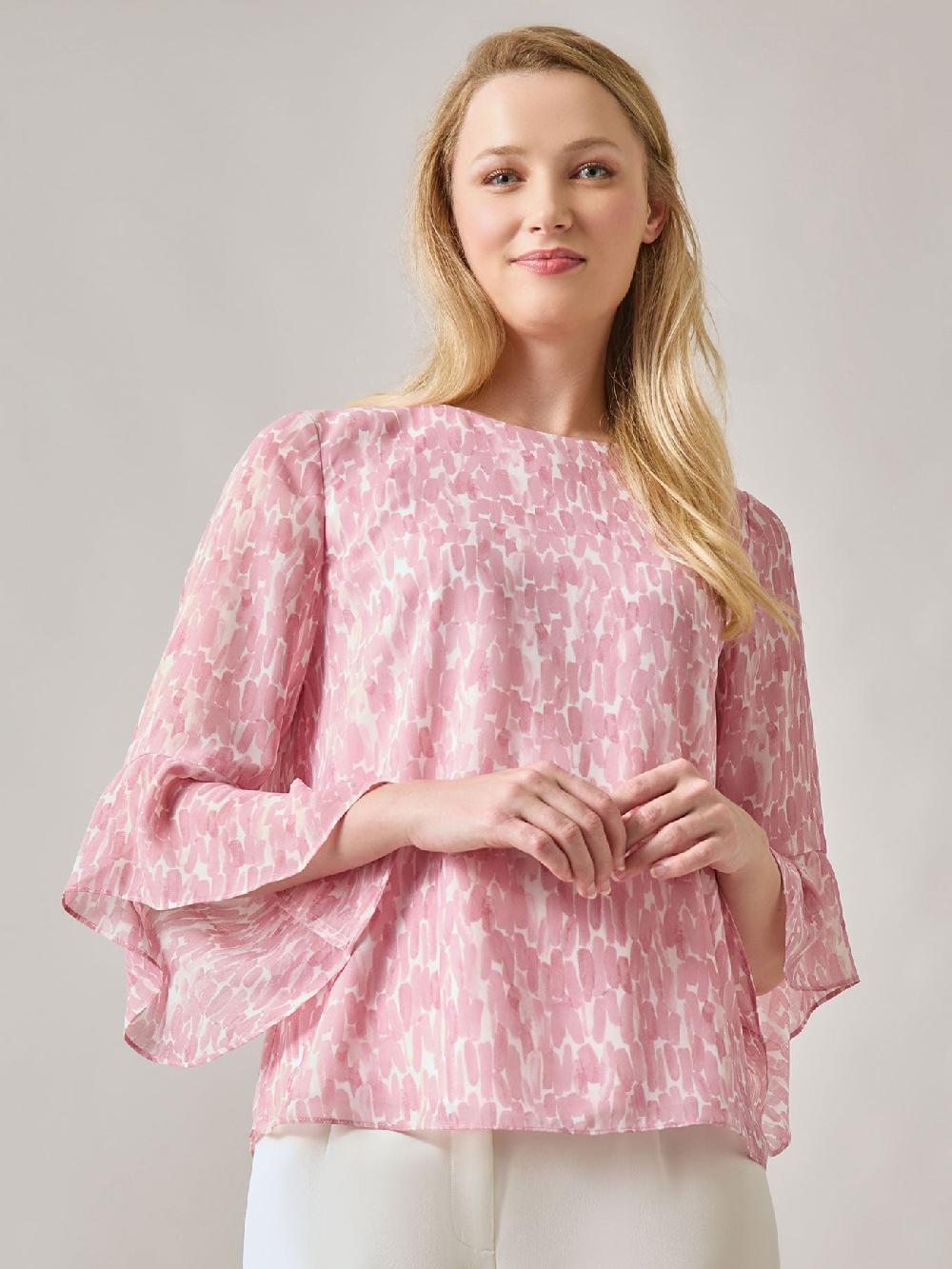 kasper Petite Carrie Blouse Soft Drape