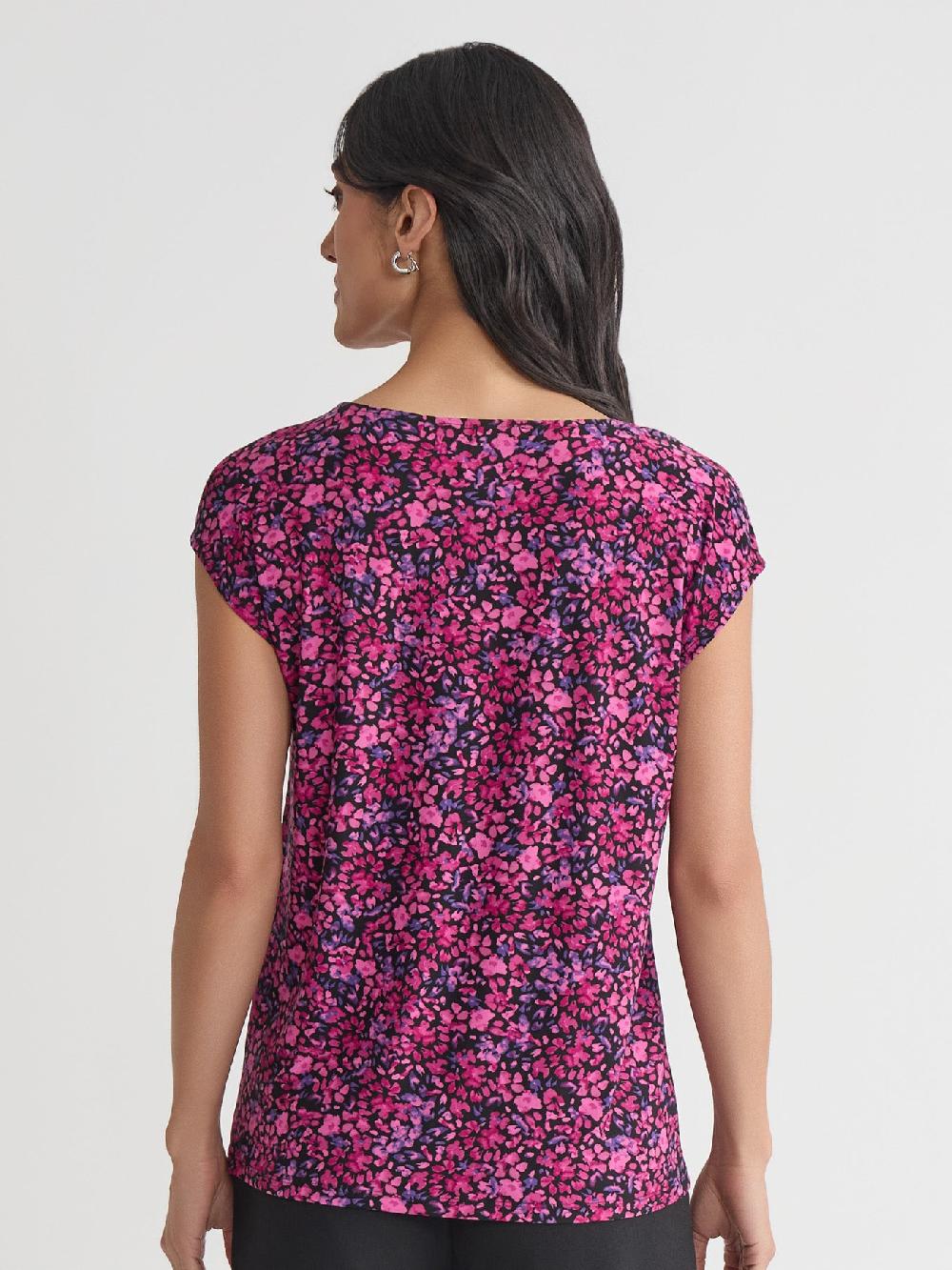 Kasper Petite Front Knot Top Everyday Knit