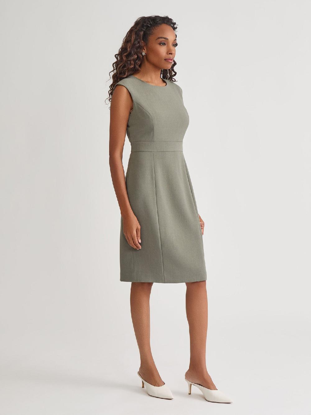 Kasper Petite Grace Dress Iconic Stretch Crepe