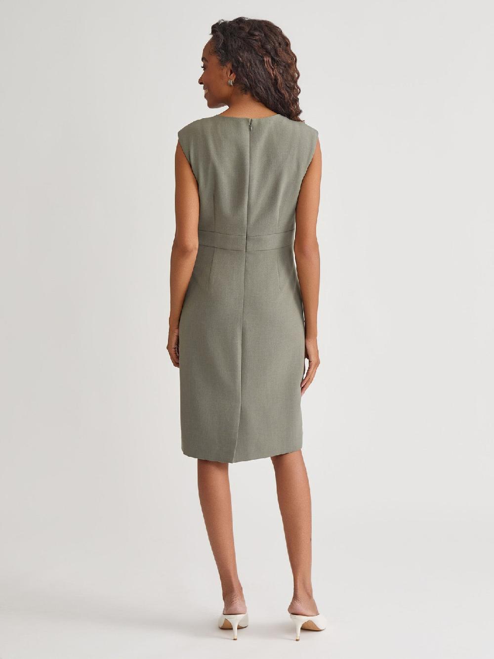 Kasper Petite Grace Dress Iconic Stretch Crepe