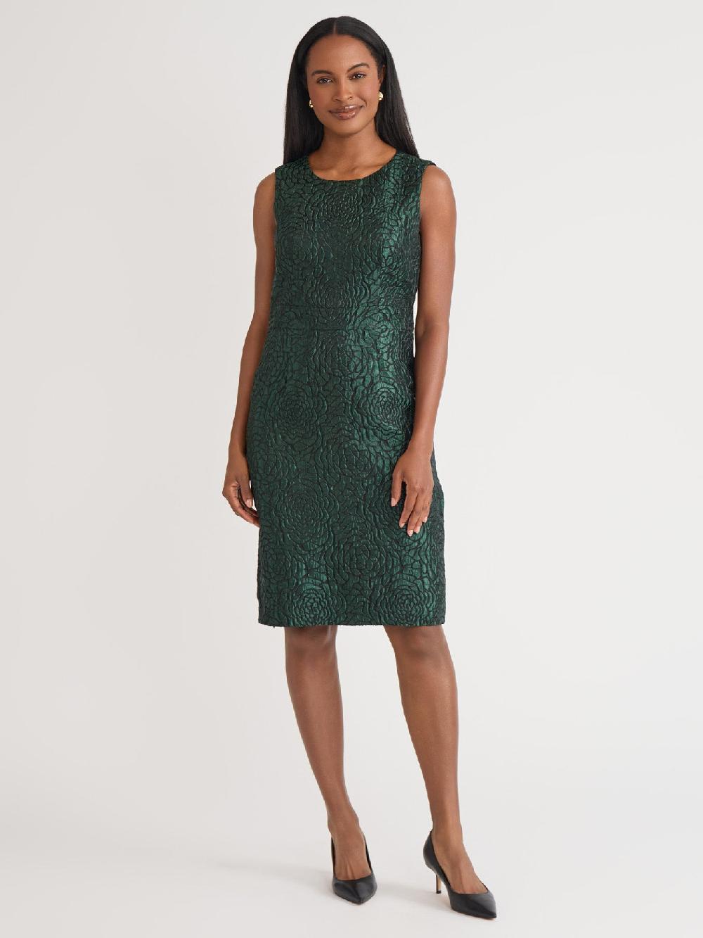 kasper Petite Grace Dress Jacquard Knit