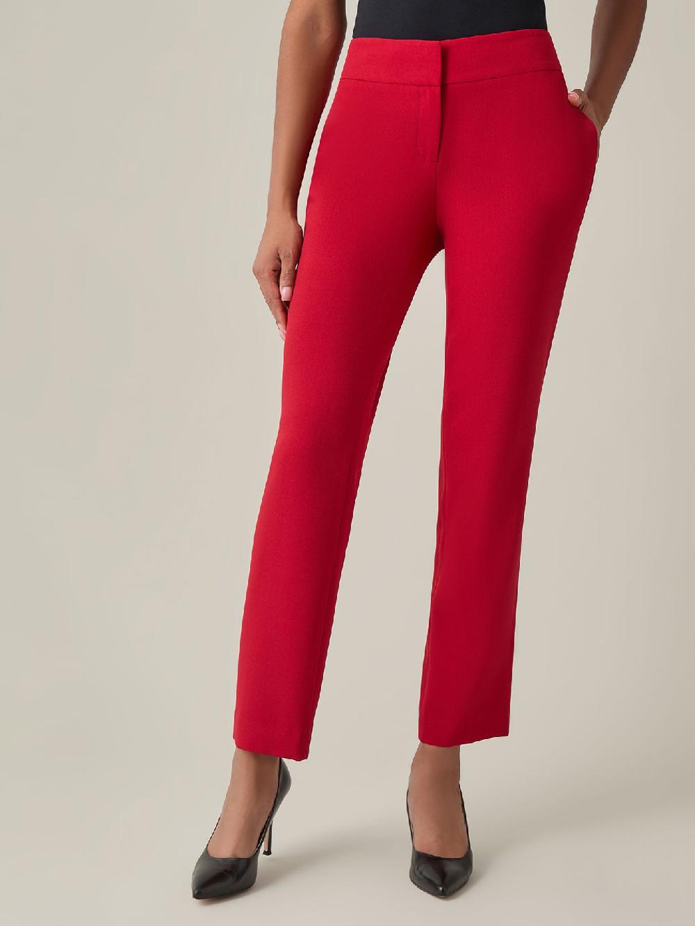 kasper Petite Harlow Pant Iconic Stretch Crepe