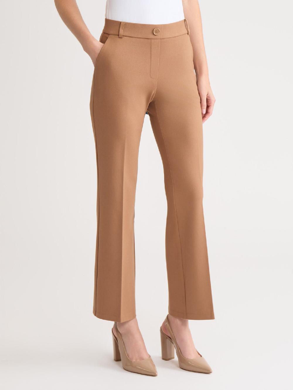 Kasper Petite Pull-On Faux Fly Front Pant
