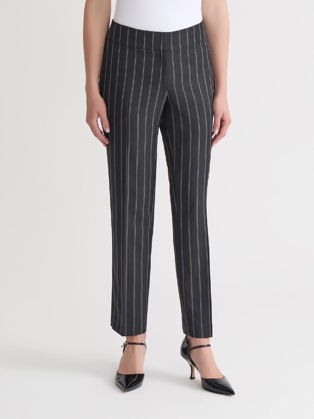 kasper Pinstripe Harlow Pant Iconic Stretch Crepe