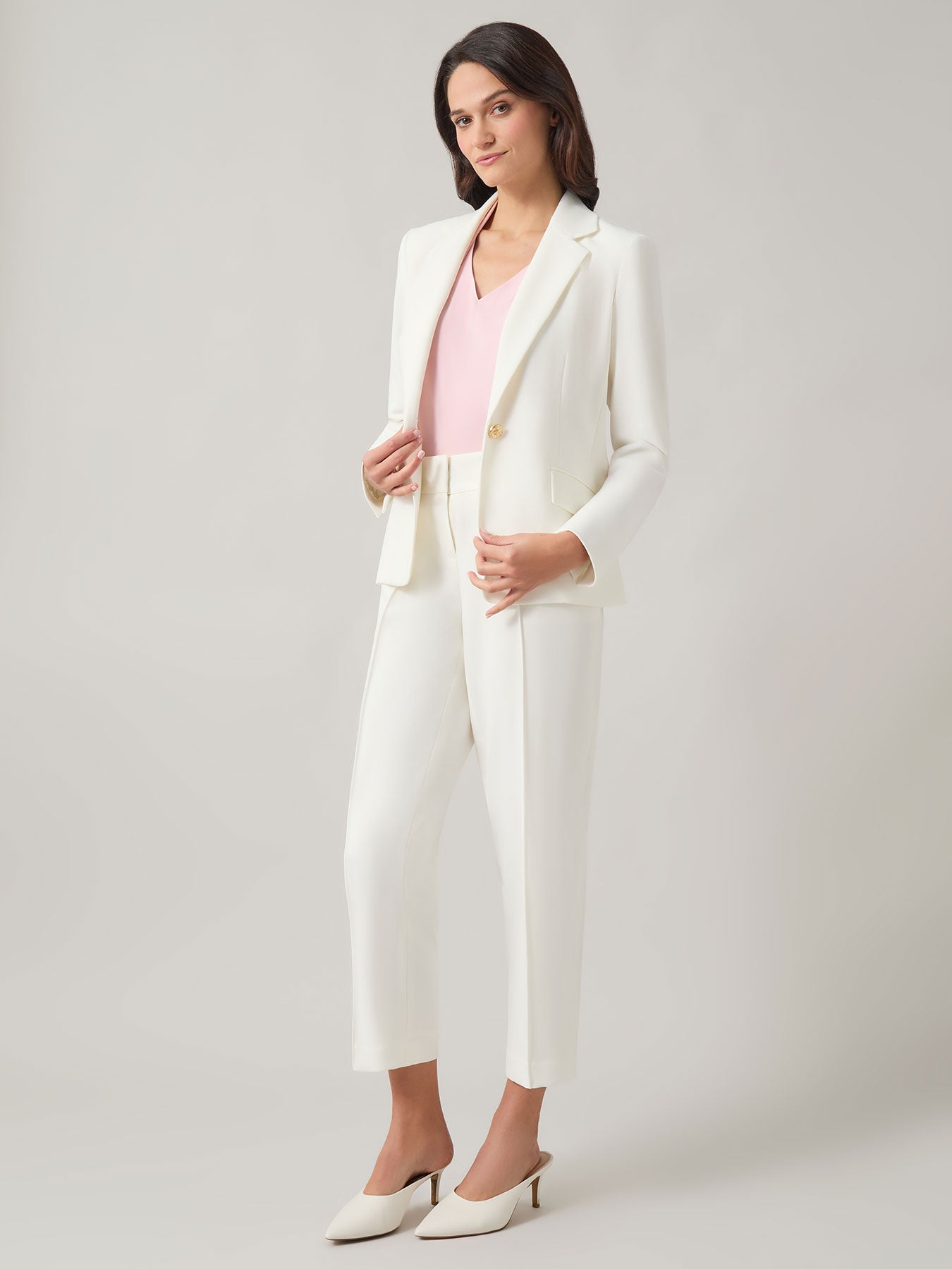 Kasper Plus Ava Jacket Iconic Stretch Crepe