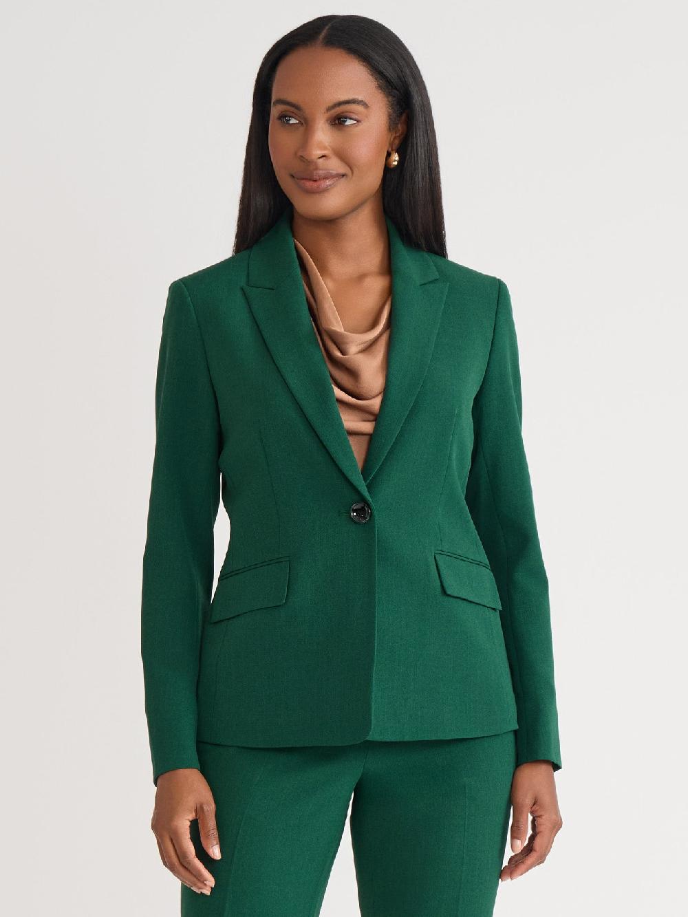 kasper Plus Ava Jacket Iconic Stretch Crepe