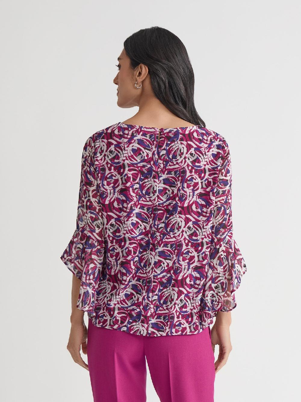 Kasper Plus Carrie Blouse Soft Drape