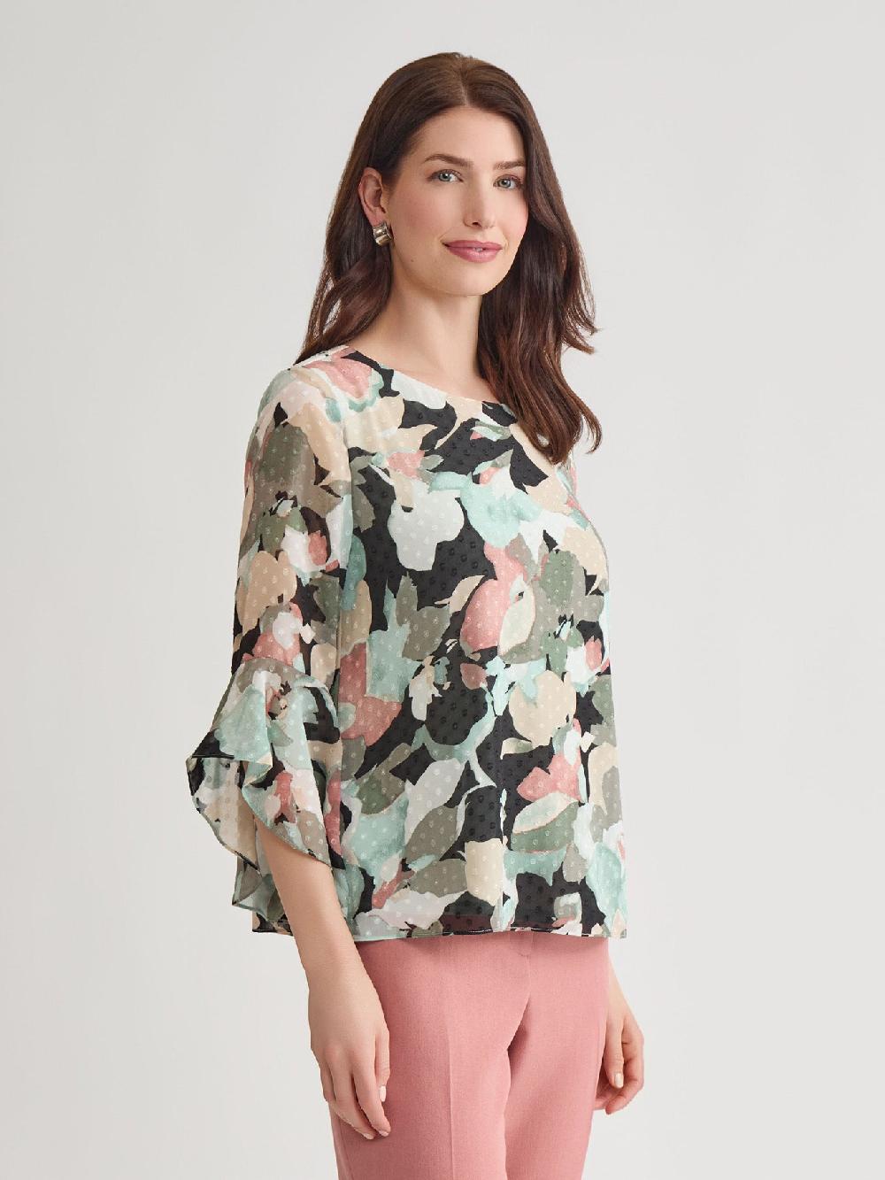 Kasper Plus Carrie Blouse Soft Drape