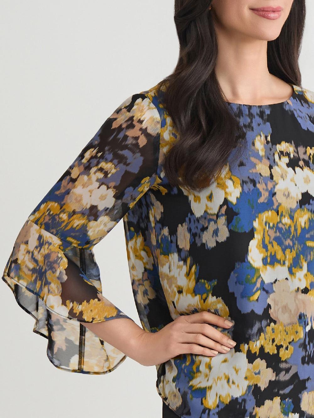 Kasper Plus Carrie Blouse Soft Drape