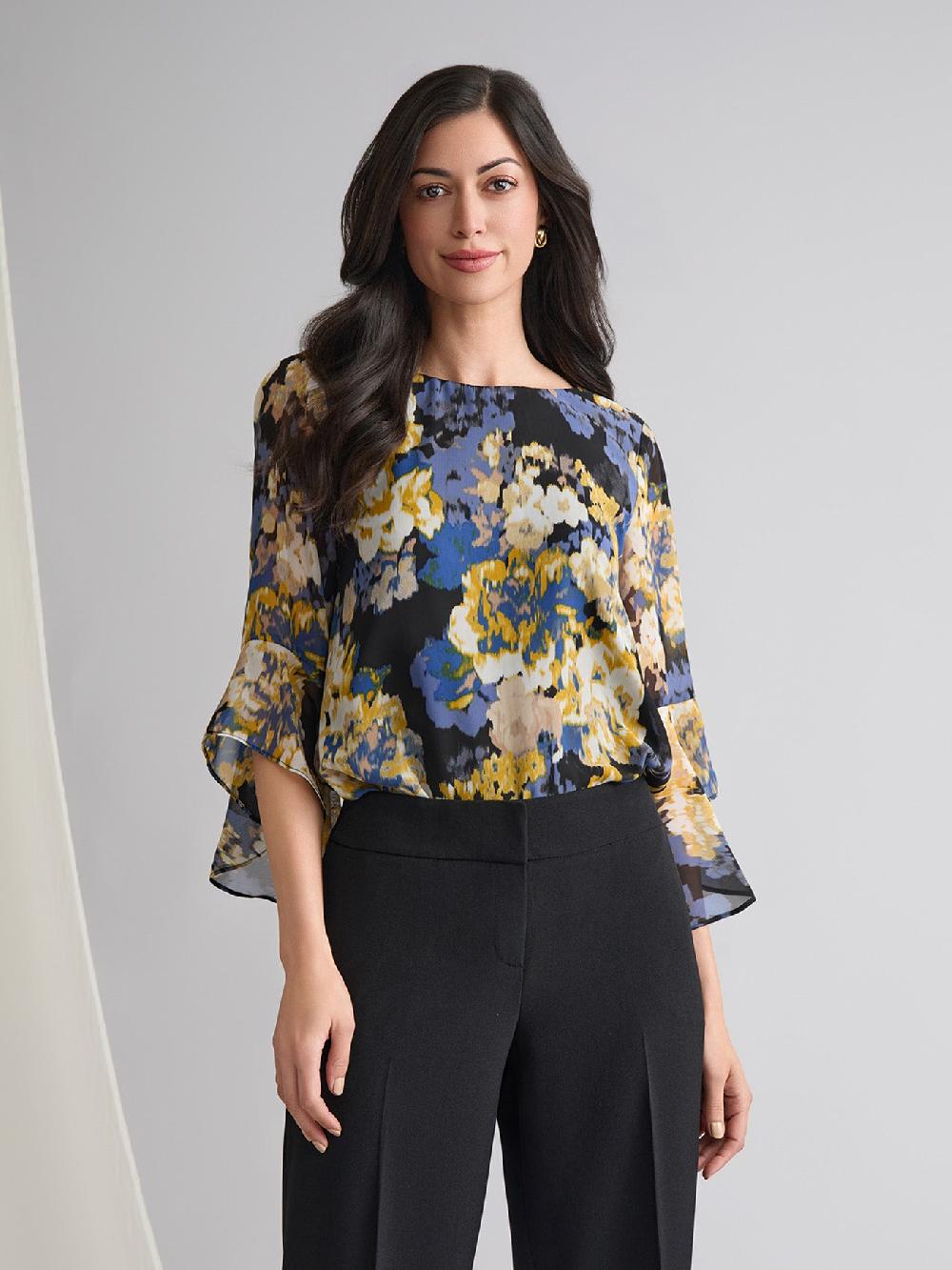 kasper Plus Carrie Blouse Soft Drape
