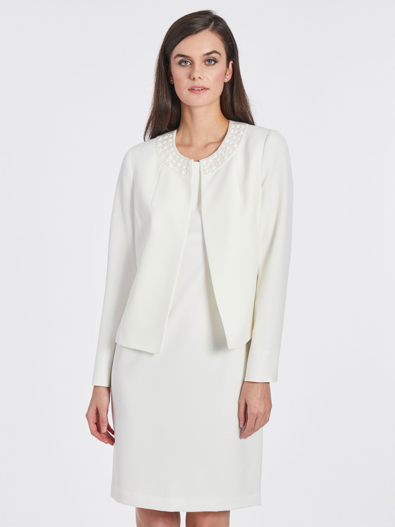 Kasper Plus Charlotte Dress Iconic Stretch Crepe