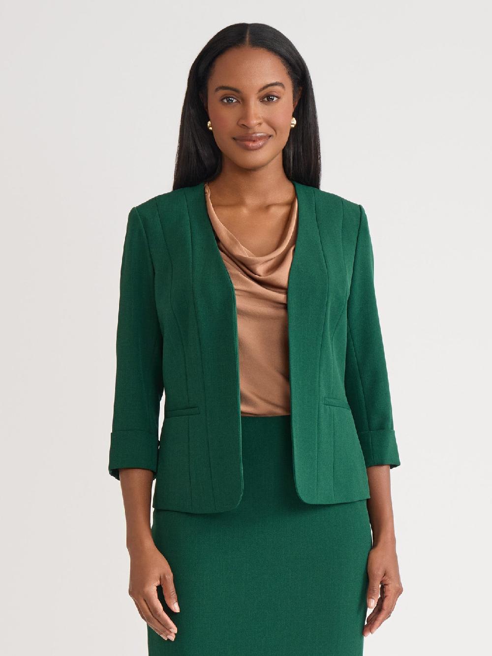 kasper Plus Elle Jacket Iconic Stretch Crepe