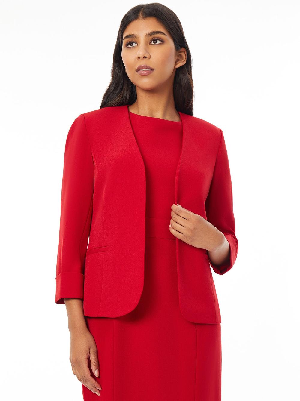 kasper Plus Elle Jacket Iconic Stretch Crepe