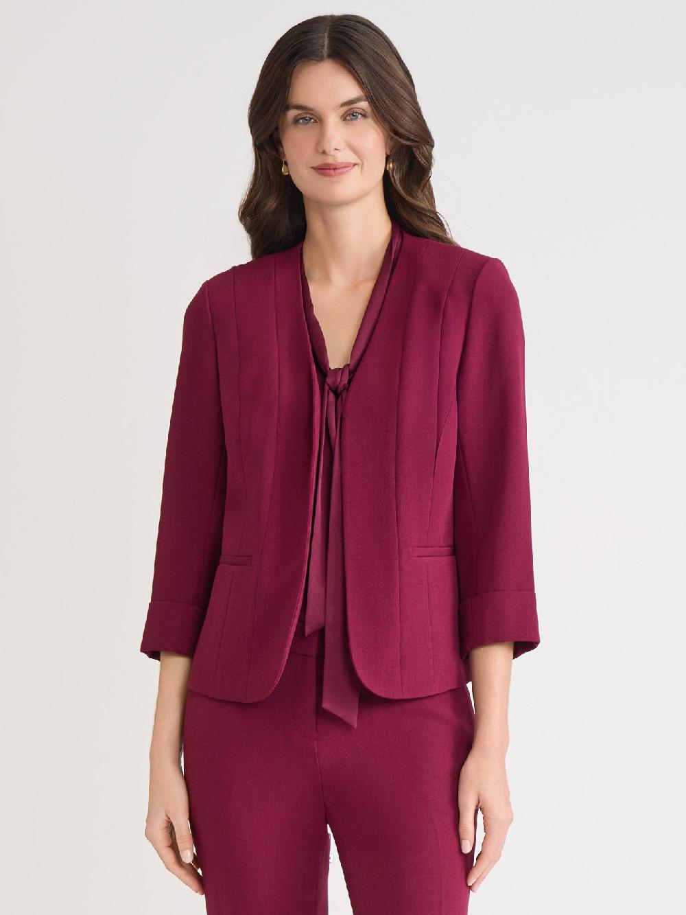 kasper Plus Elle Jacket Iconic Stretch Crepe