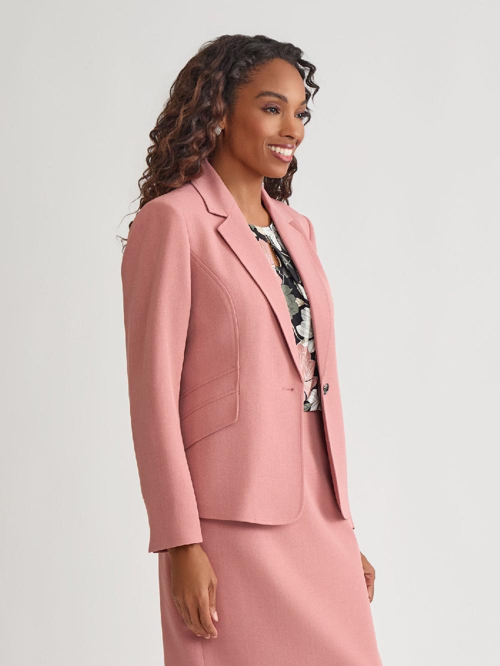 Kasper Plus Flynn Jacket Iconic Stretch Crepe