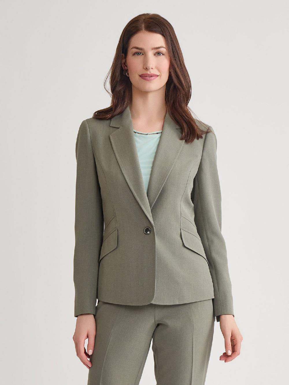 kasper Plus Flynn Jacket Iconic Stretch Crepe