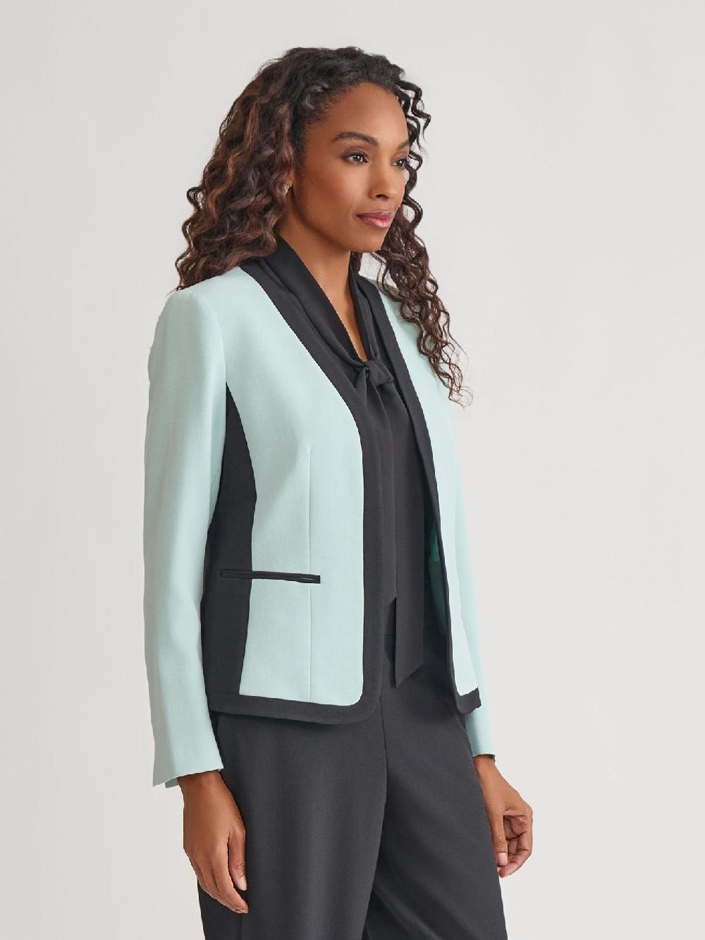 Kasper Plus Framed Jacket Iconic Stretch Crepe