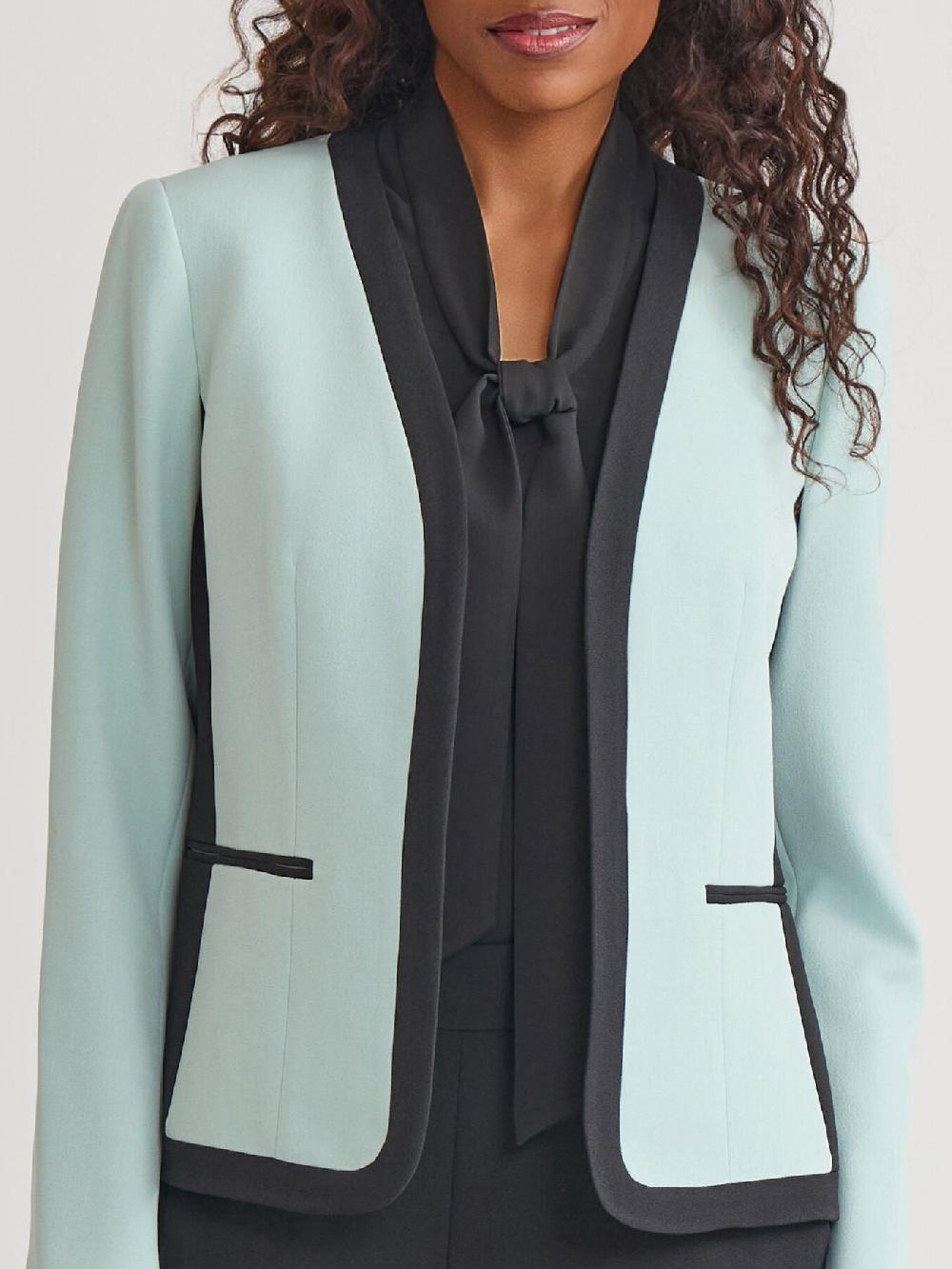 Kasper Plus Framed Jacket Iconic Stretch Crepe