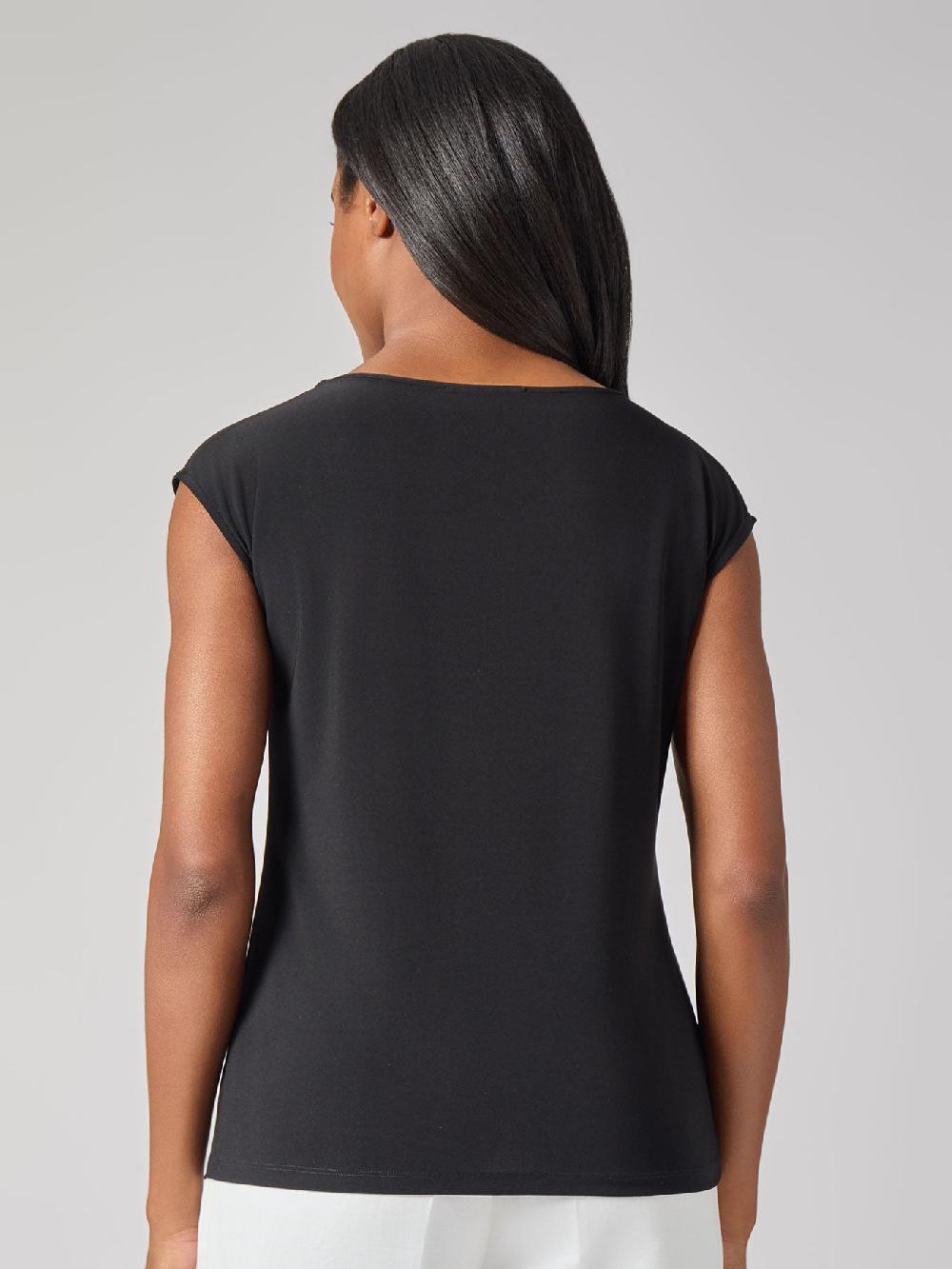 Kasper Plus Jeweled Neck Top Everyday Knit