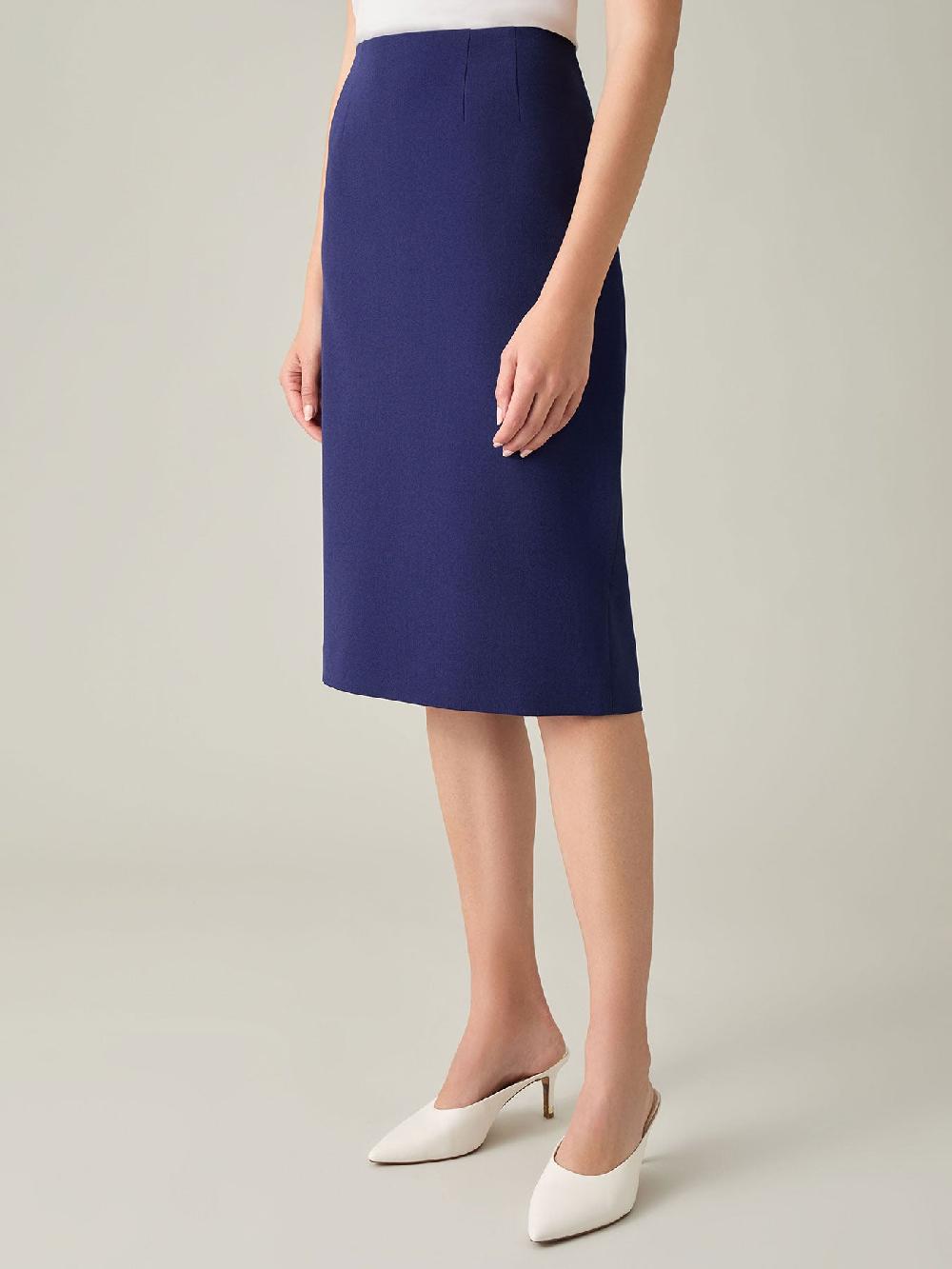 Kasper Plus Lana Skirt Iconic Stretch Crepe