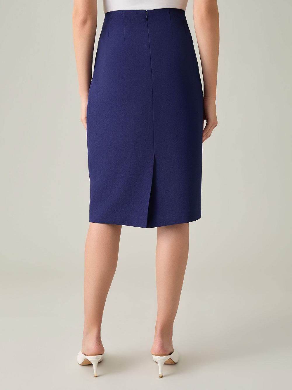 Kasper Plus Lana Skirt Iconic Stretch Crepe