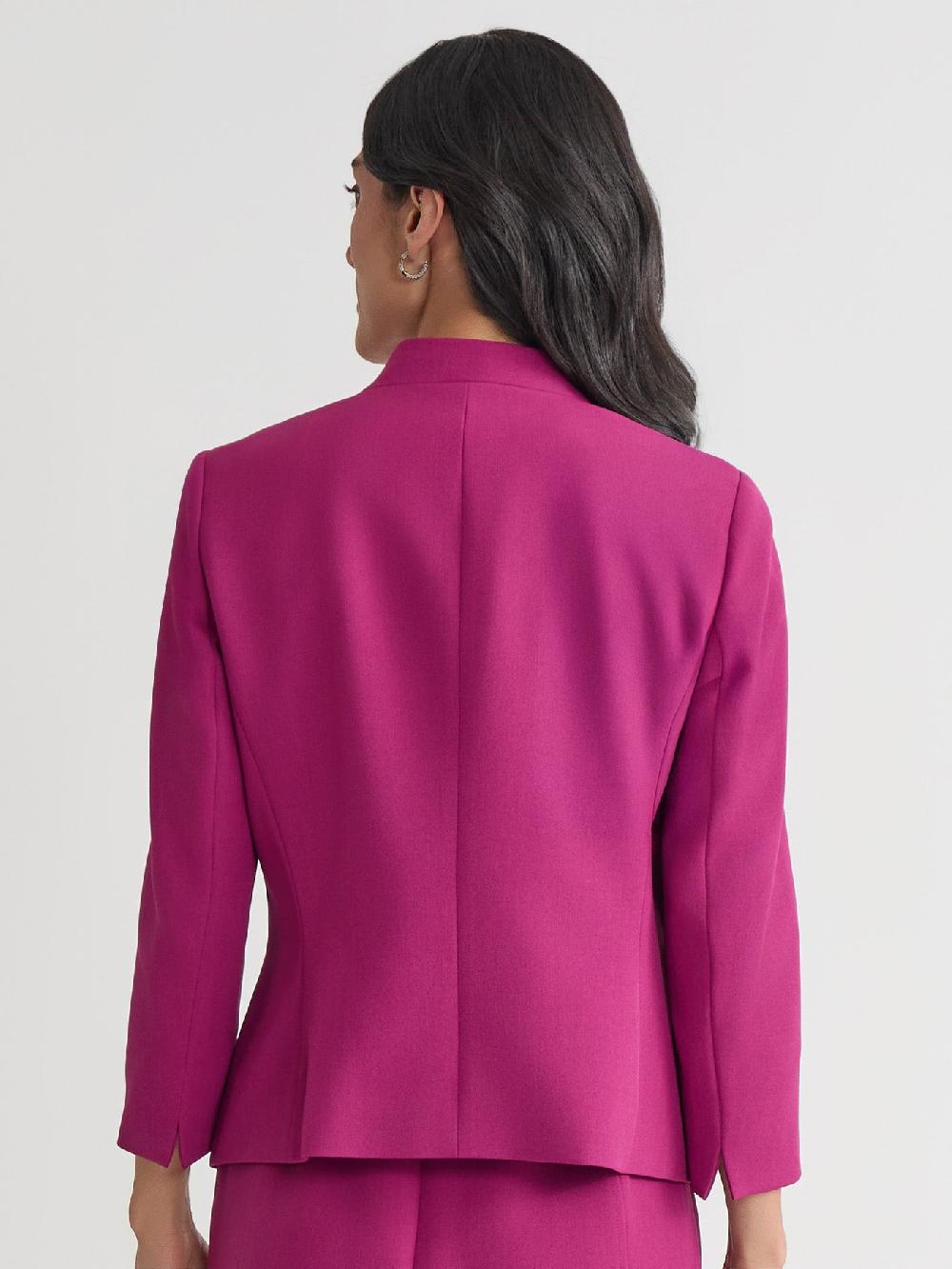 Kasper Plus Open Front Jacket Iconic Stretch Crepe
