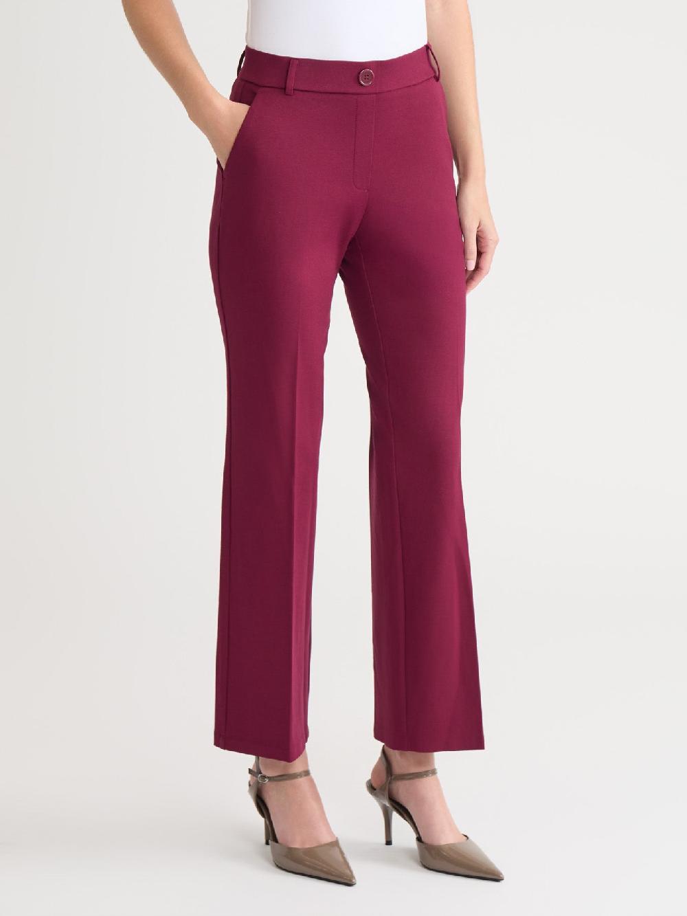 Kasper Plus Pull-On Faux Fly Front Pant