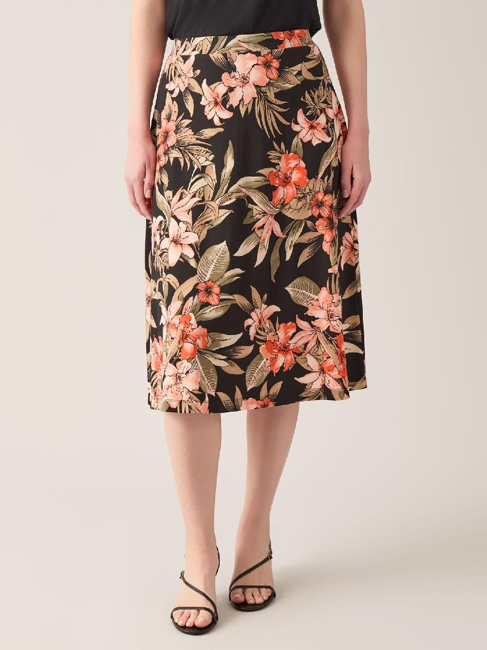 kasper Plus Sawyer Skirt Everyday Knit