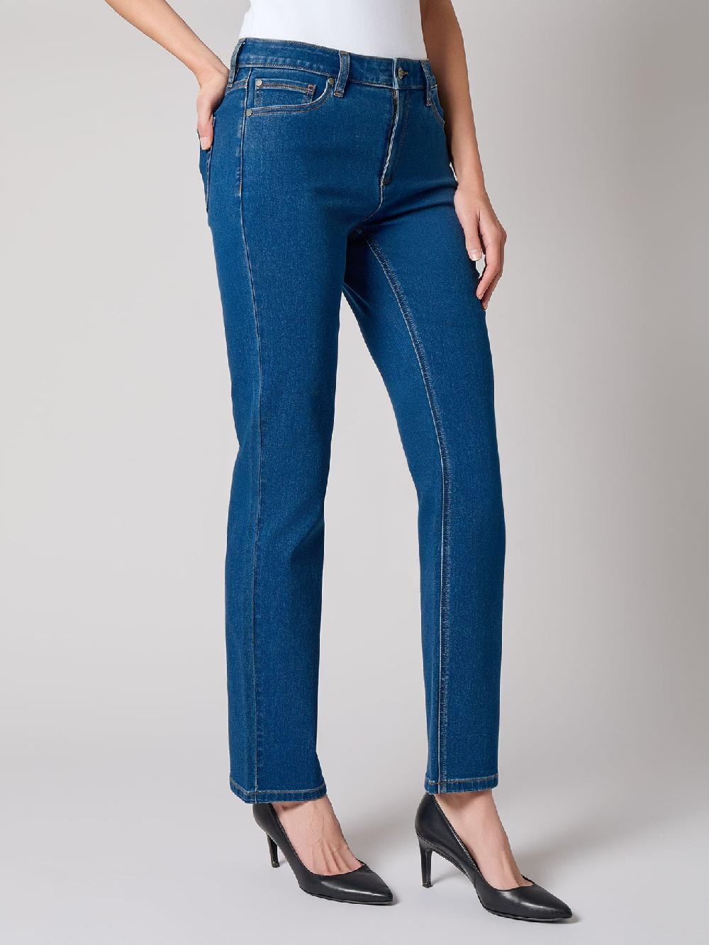 Kasper Plus Straight Leg Denim