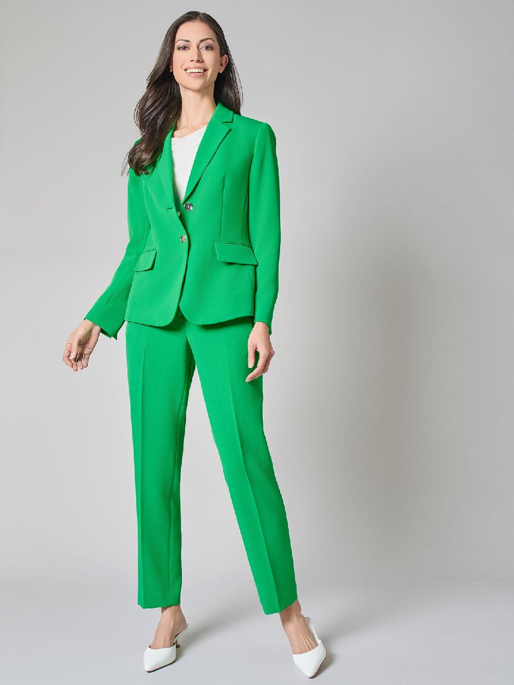 Kasper Plus Two-Button Jacket Iconic Stretch Crepe