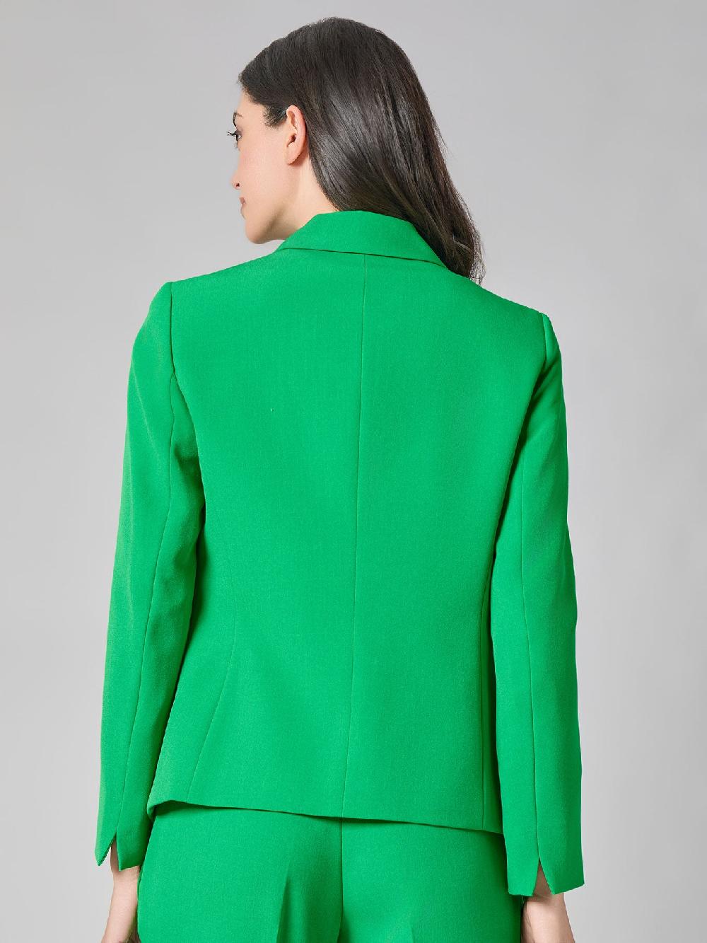 Kasper Plus Two-Button Jacket Iconic Stretch Crepe