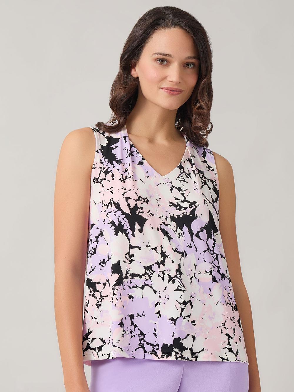 kasper Plus V-Neck Top Everyday Knit