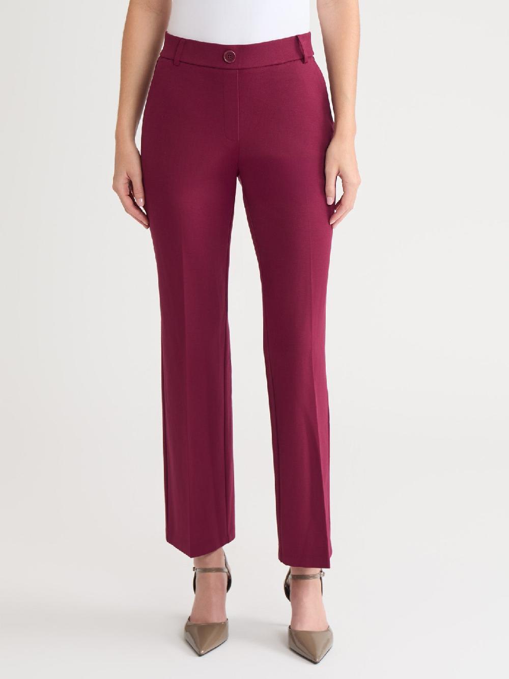 kasper Pull-On Faux Fly Front Pant