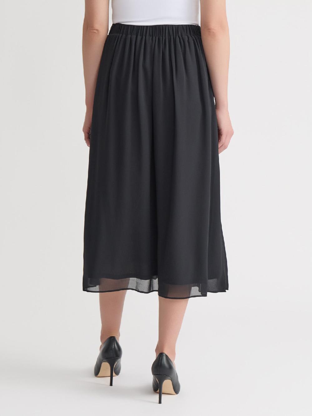 Kasper Pull-On Pleated Skirt Everyday Knit