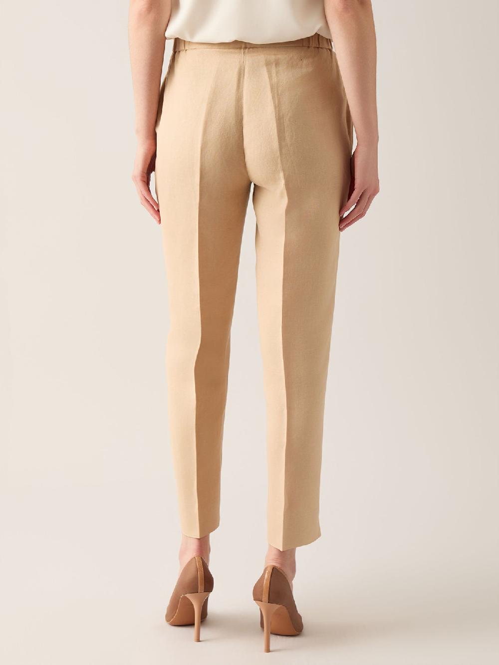 Kasper Pull-On Trouser Refined Linen