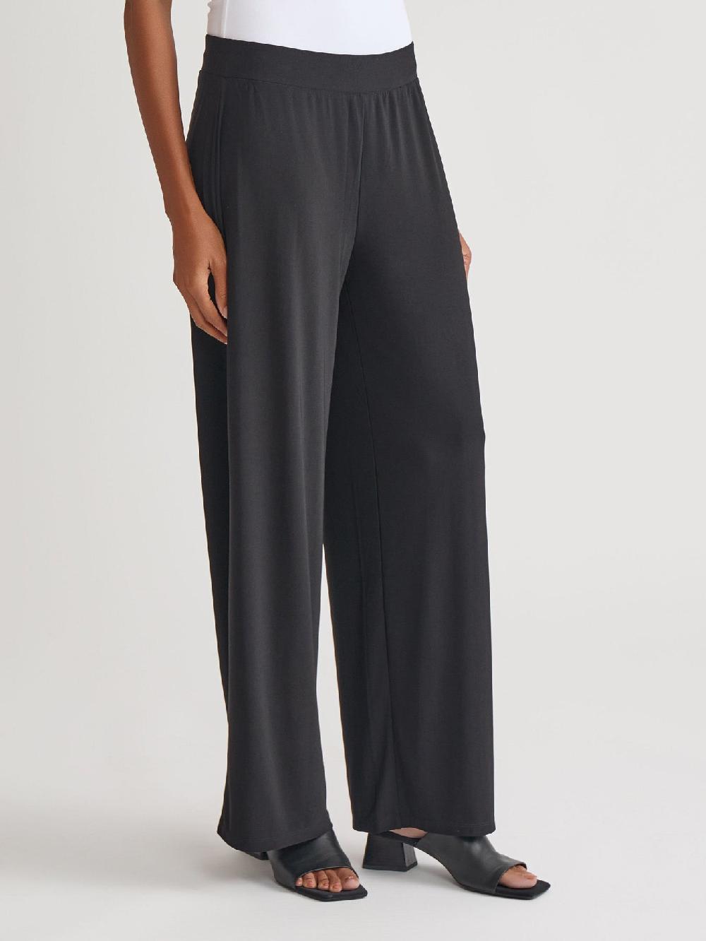 Kasper Pull-On Wide Leg Ankle Pant Everyday Knit