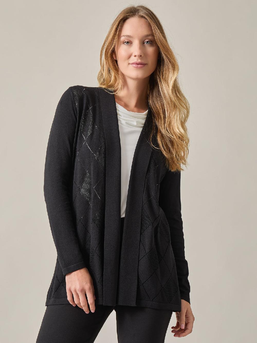 kasper Shawl Collar Cardigan