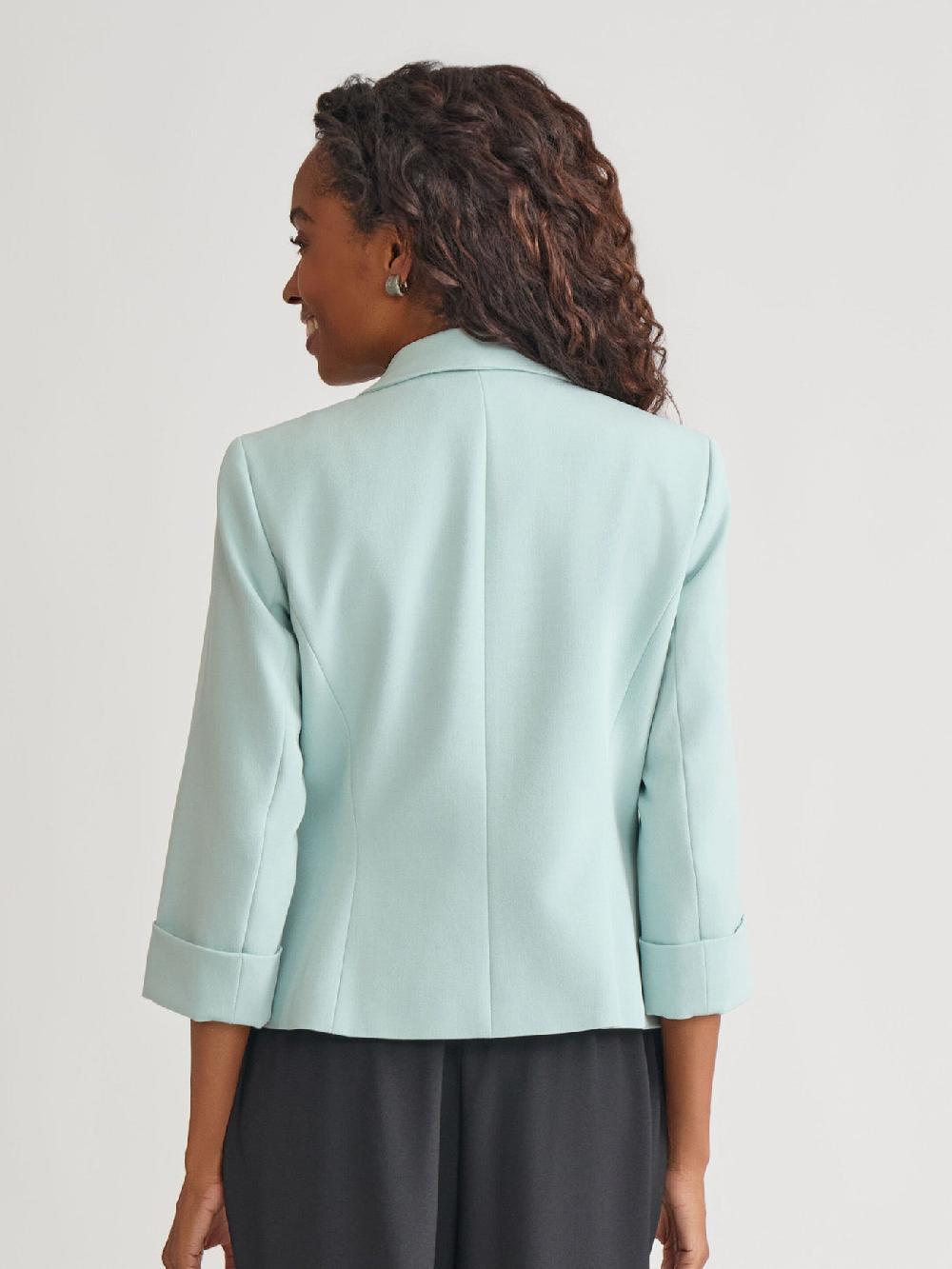 Kasper Shawl Collar Jacket Iconic Stretch Crepe